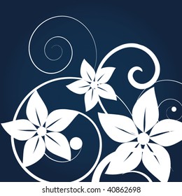 abstract floral background with place for your text