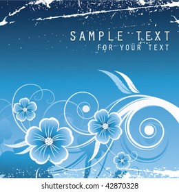 abstract floral background with place for your text