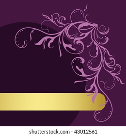 abstract floral background with place for your text