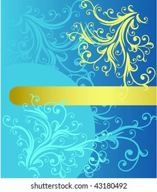 abstract floral background with place for your text