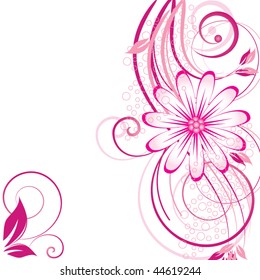 abstract floral background with place for your text