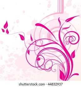 abstract floral background with place for your text