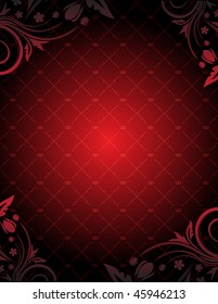 Abstract floral background with place for your text