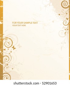 abstract floral background with place for your text