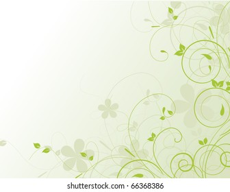 abstract floral background with place for your text