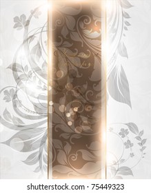 abstract floral background with place for your text