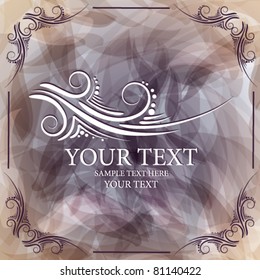 abstract floral background with place for your text