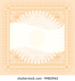 abstract floral background with place for your text