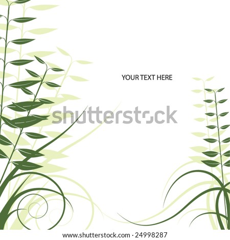 abstract floral background with place for your text
