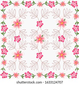  Abstract floral background. For printing on textiles, wrapping paper, postcards, notebooks and other purposes.                                                                                         