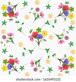  Abstract floral background. For printing on textiles, wrapping paper, postcards, notebooks and other purposes.                                                                                         