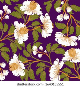  Abstract floral background. For printing on textiles, wrapping paper, postcards, notebooks and other purposes.                                                                                         