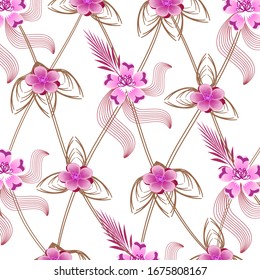  Abstract floral background. For printing on textiles, wrapping paper, postcards, notebooks and other purposes.                                                                                         
