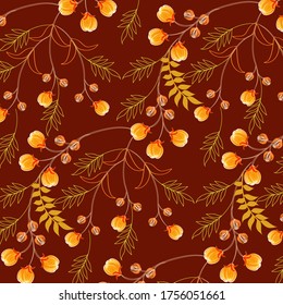  Abstract floral background. For printing on textiles, wrapping paper, postcards, notebooks and other purposes.                                                                                         