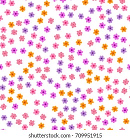 abstract floral background. For prints, greeting cards, invitations, wedding, birthday, party, Valentine's day. Seamless pattern. Vector illustration.