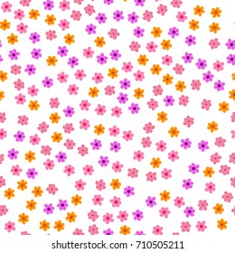 abstract floral background. For prints, greeting cards, invitations, wedding, birthday, party, Valentine's day. Seamless pattern. Vector illustration.