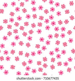 abstract floral background. For prints, greeting cards, invitations, wedding, birthday, party, Valentine's day. Seamless pattern. Vector illustration.
