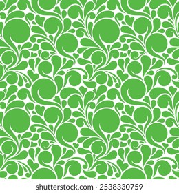 vetor de padrão sem emenda de fundo floral abstrato para finalidade decorativa