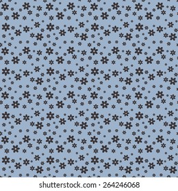 Abstract floral background. Seamless pattern. Vector.