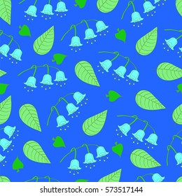 Abstract floral background. Seamless pattern. Vector illustration.