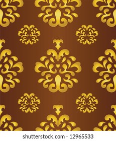 Abstract floral background. Seamless vector illustration