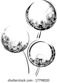 abstract floral  background see another abstract background