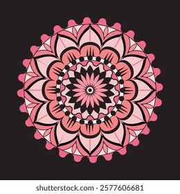 Abstract  floral background shape design