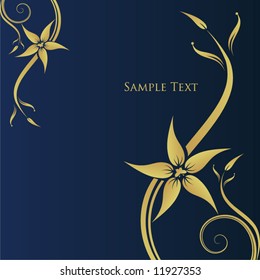abstract floral background with space for text