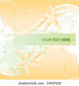 abstract floral background with space for text