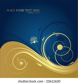 abstract floral background with space for text