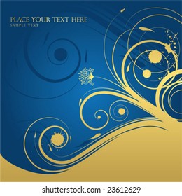 abstract floral background with space for text