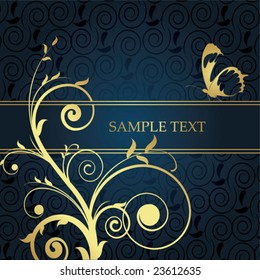 abstract floral background with space for text