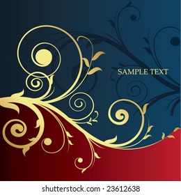 abstract floral background with space for text