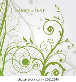 abstract floral background with space for text