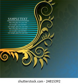 abstract floral background with space for text