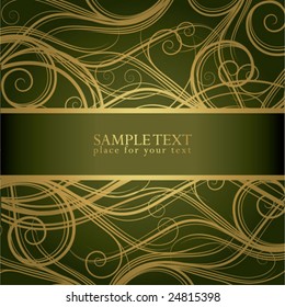 abstract floral background with space for text