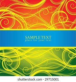 abstract floral background with space for text