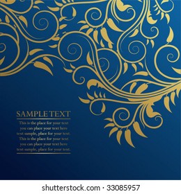 abstract floral background with space for text