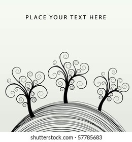 abstract floral background with space for text