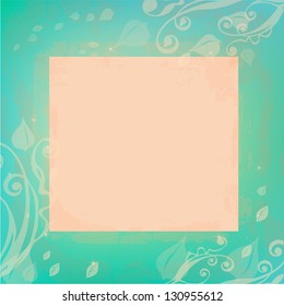 Abstract floral background with space for your text