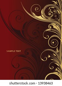 abstract floral background with space for your text
