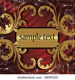 abstract floral background with space for your text