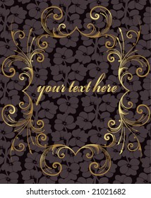 abstract floral background with space for your text