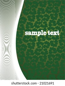 abstract floral background with space for your text