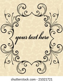 abstract floral background with space for your text