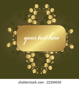 abstract floral background with space for your text