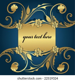 abstract floral background with space for your text