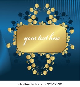 abstract floral background with space for your text
