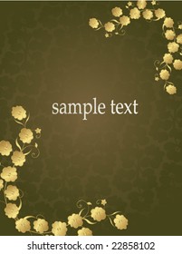 abstract floral background with space for your text