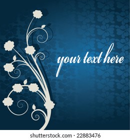 abstract floral background with space for your text